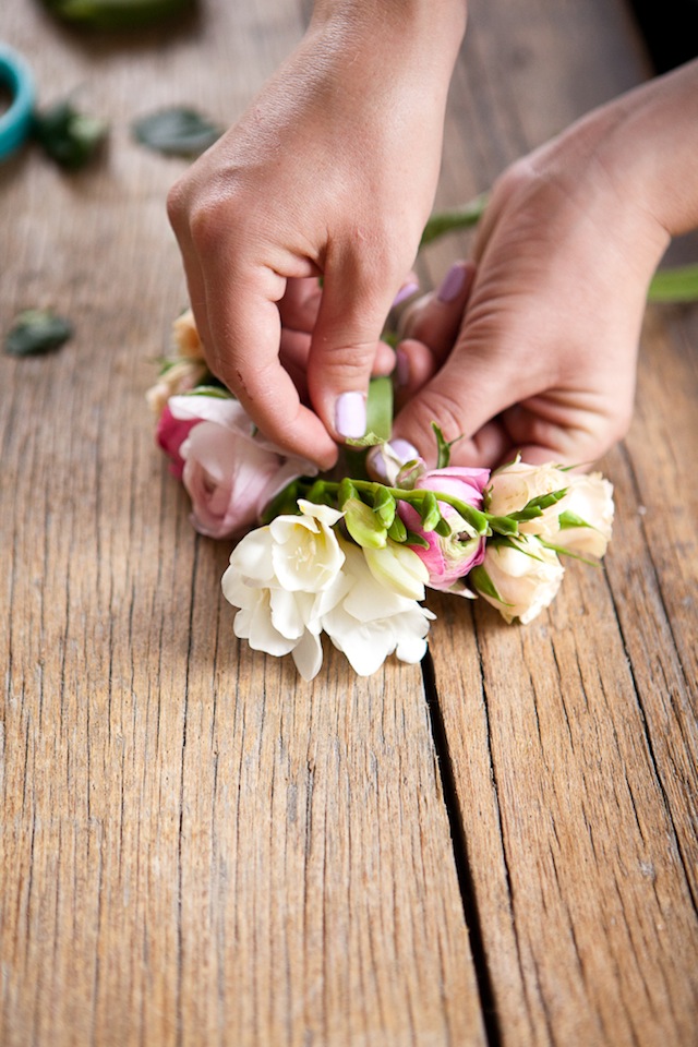 floral headband diy