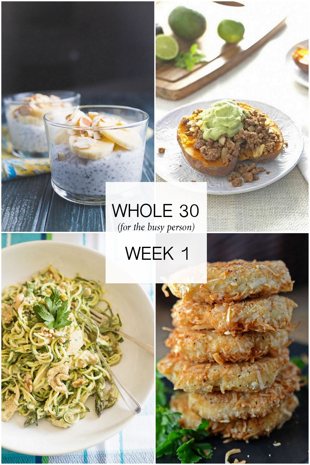 Easy Whole30 Meal Plan Week 1 — The Effortless Chic