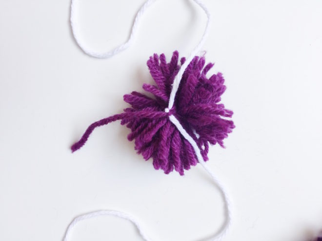 felt pom pom garland