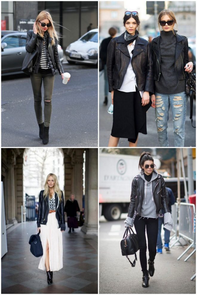 14 Leather Jacket Outfits for Fall and Beyond