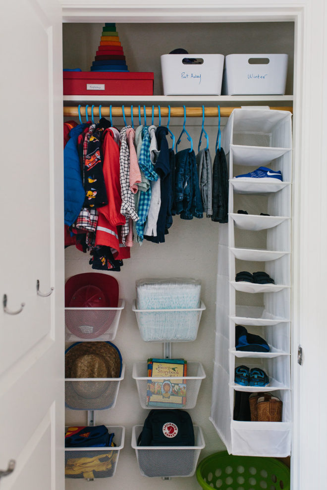 Minimalist Kid's Closet