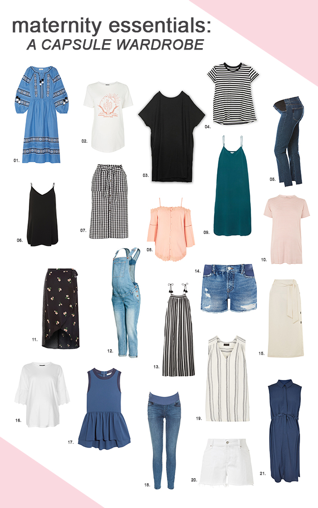 Maternity essentials: everything you need for a maternity capsule wardrobe