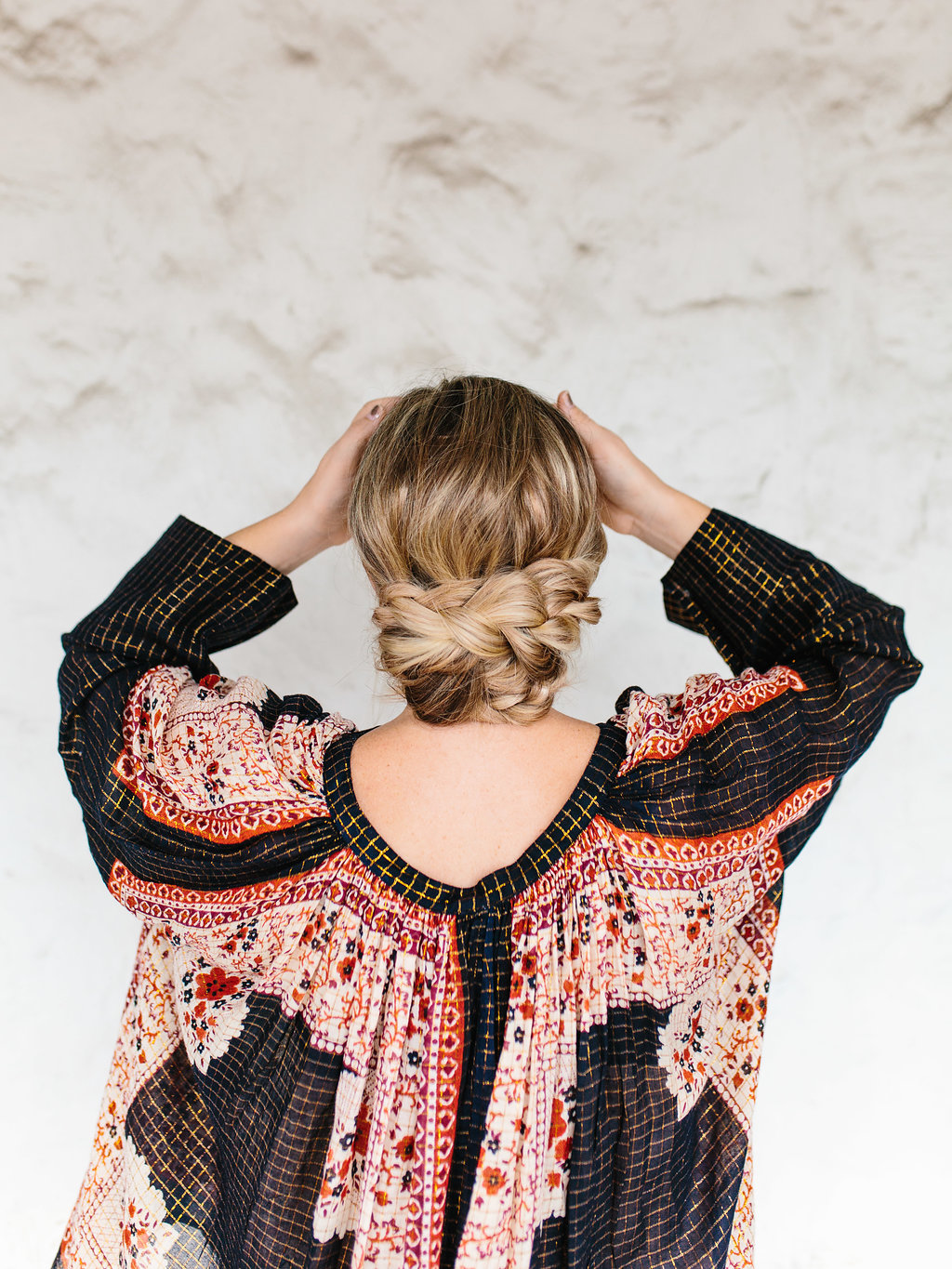 Easy Triple Braided Updo Tutorial The Effortless Chic