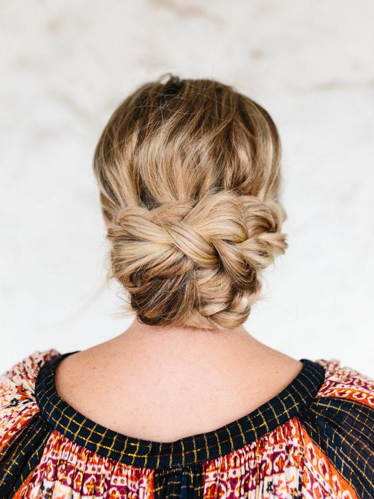 Easy Triple Braided Updo Tutorial The Effortless Chic