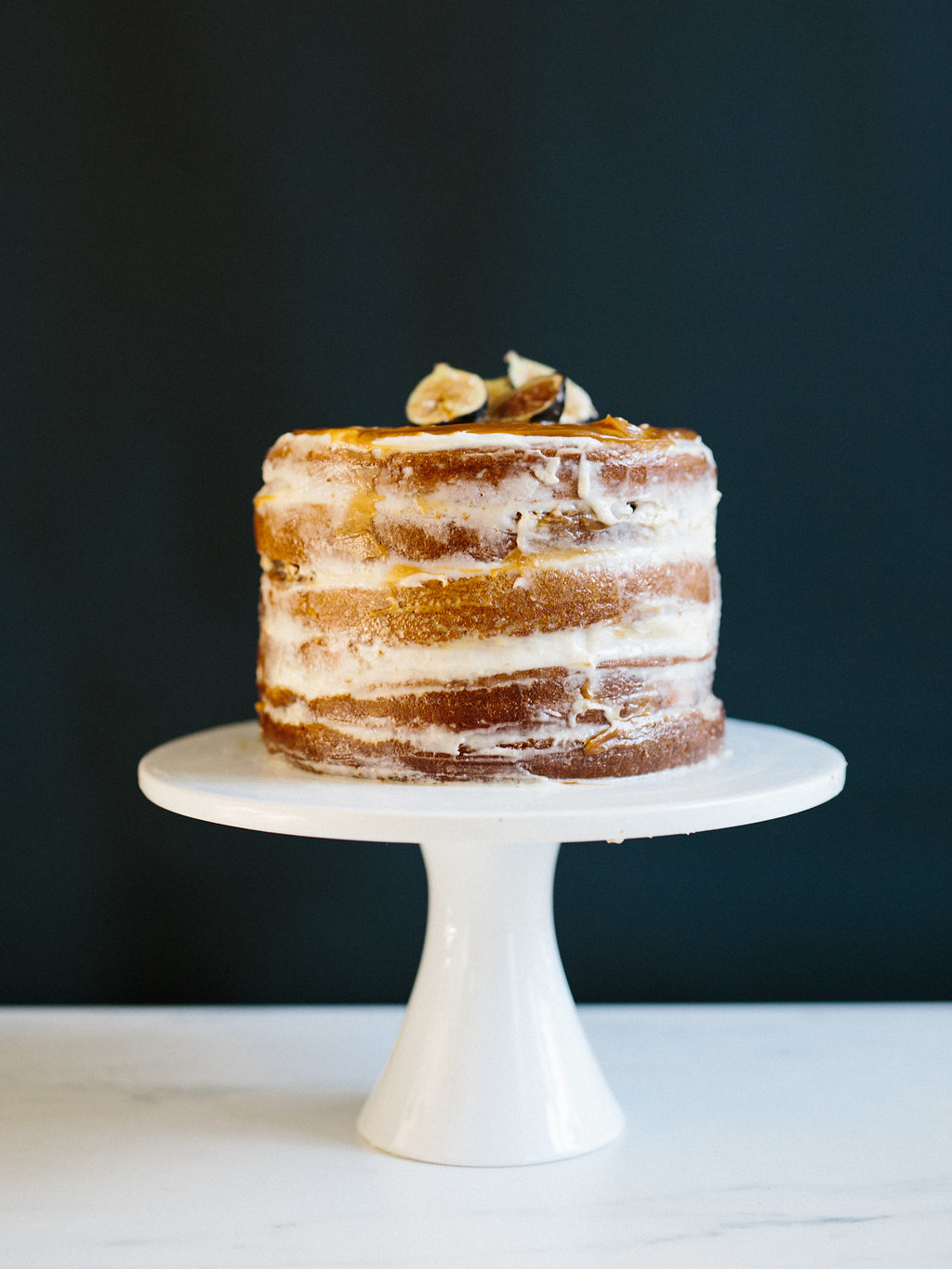 vegan apple spice cake with maple buttercream - hot for food by Lauren  Toyota