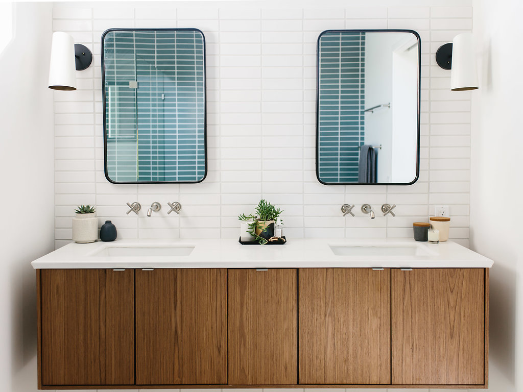 mid century modern bathroom fixtures