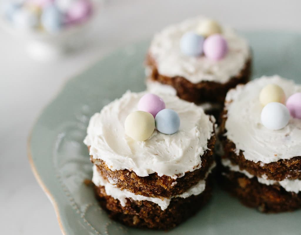 Easter Party Food | Easy Mini Carrot Cakes | Beanstalk Single Mums