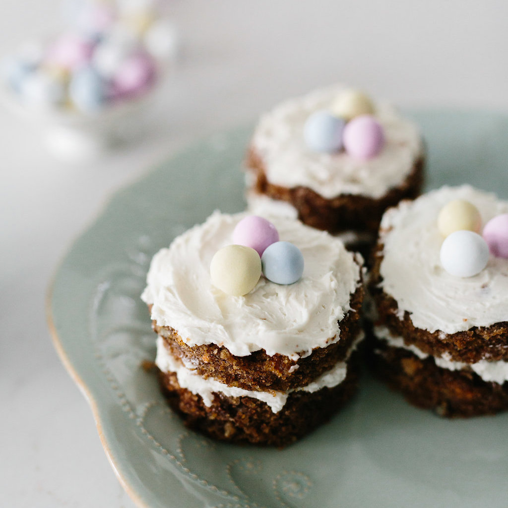 EASTER BUNNY CARROT CAKE - bite board