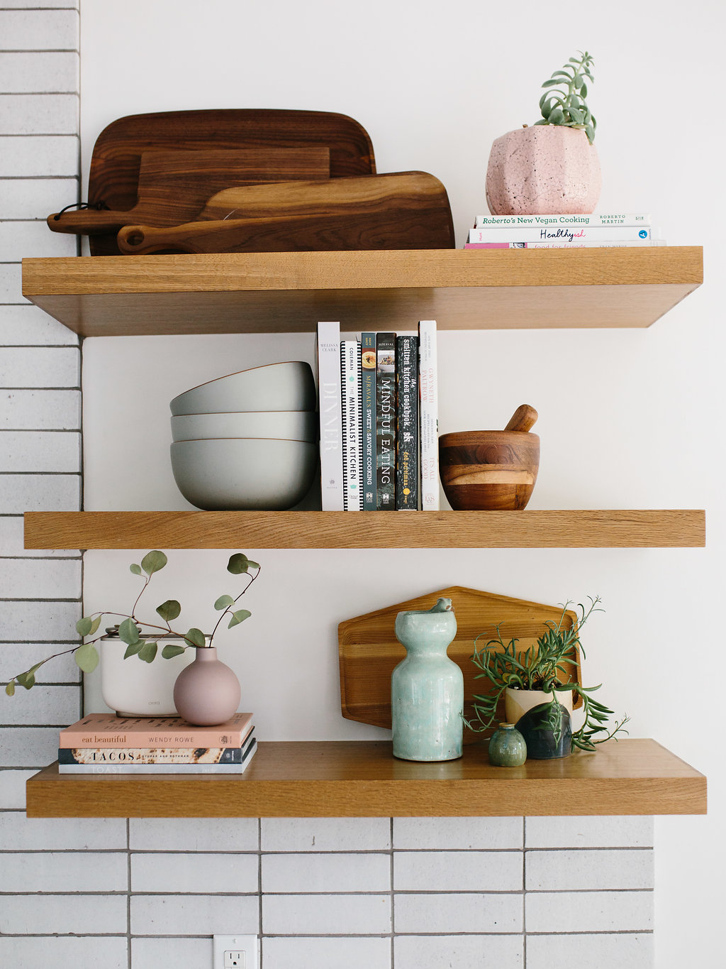 Styling deals kitchen shelves