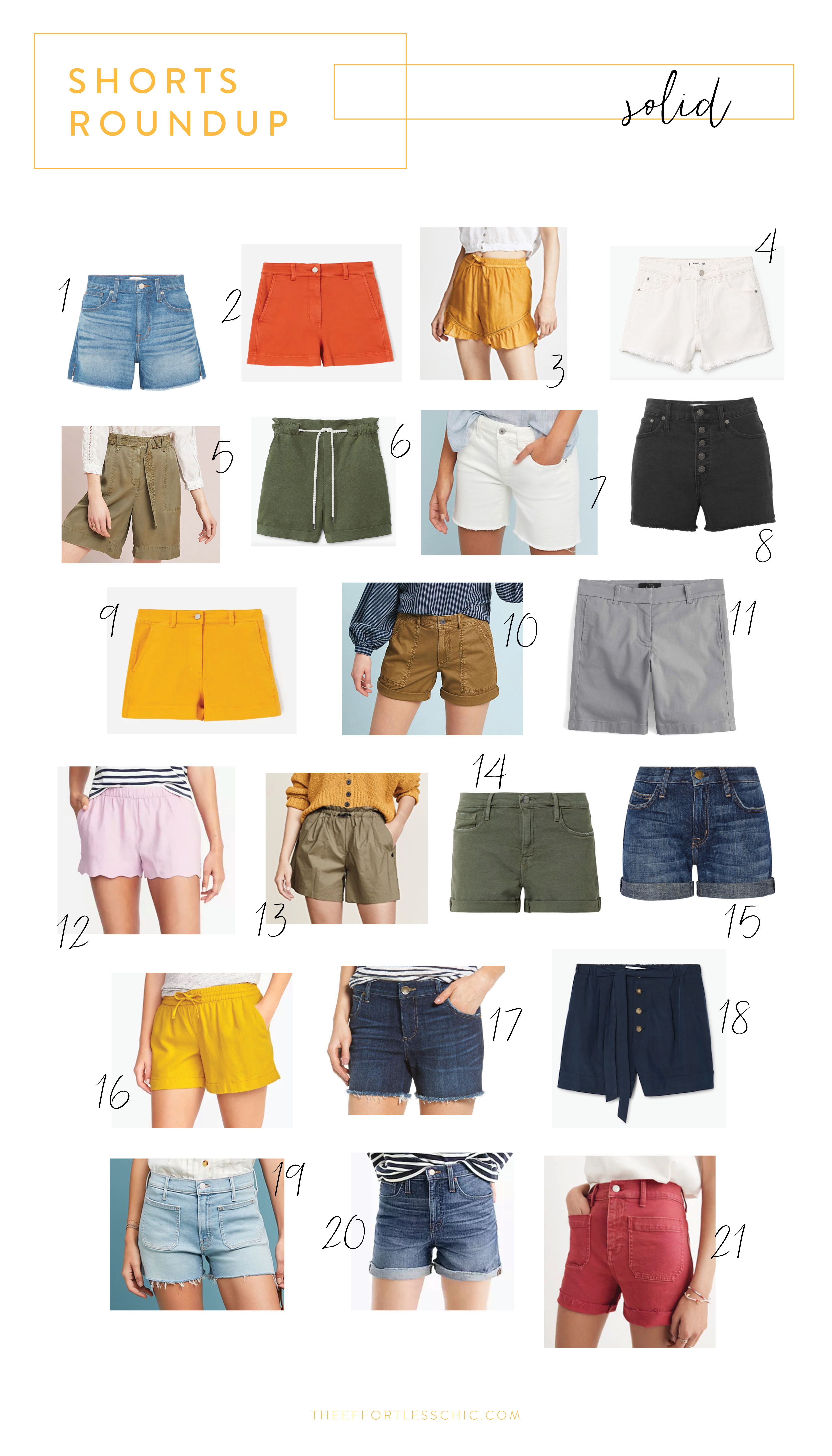 How to Wear Shorts in 2018 - The Effortless Chic