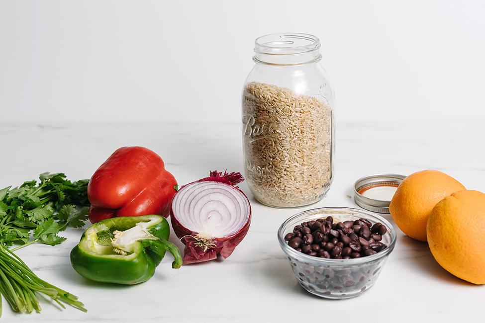 ingredients for taco bowl recipe