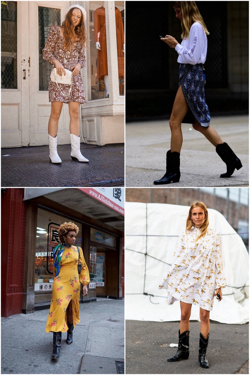 dresses that look good with cowboy boots