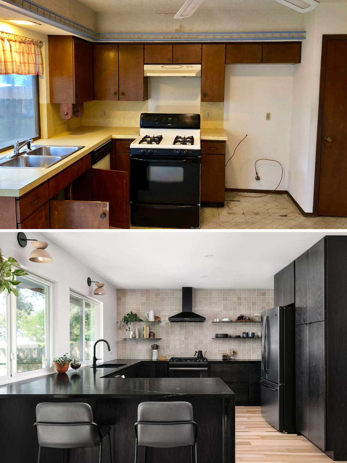 1970s Kitchen Remodel Before and Afters — The Effortless Chic