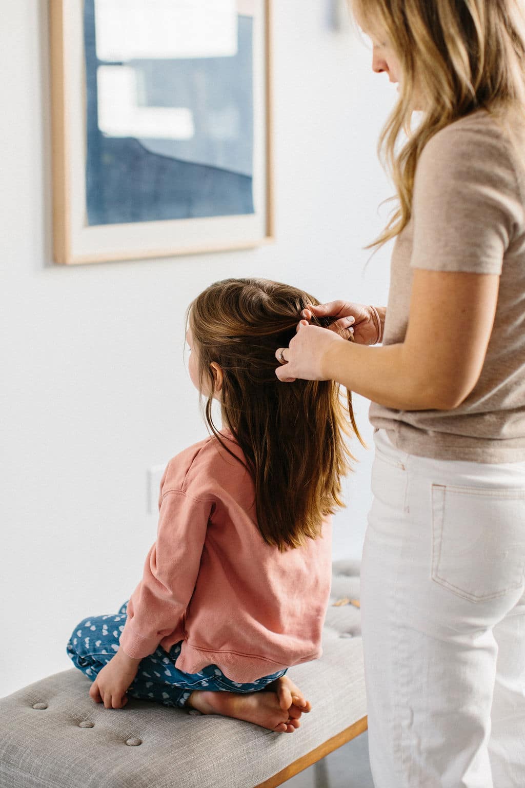 How to French Braid Toddler Hair 