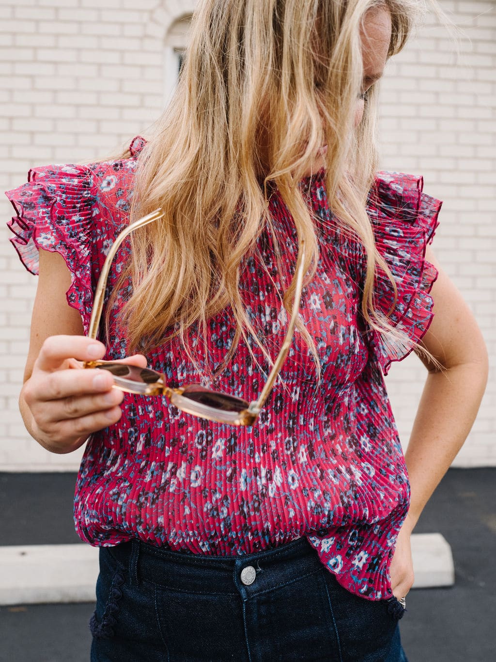 cute jean mini skirt outfits