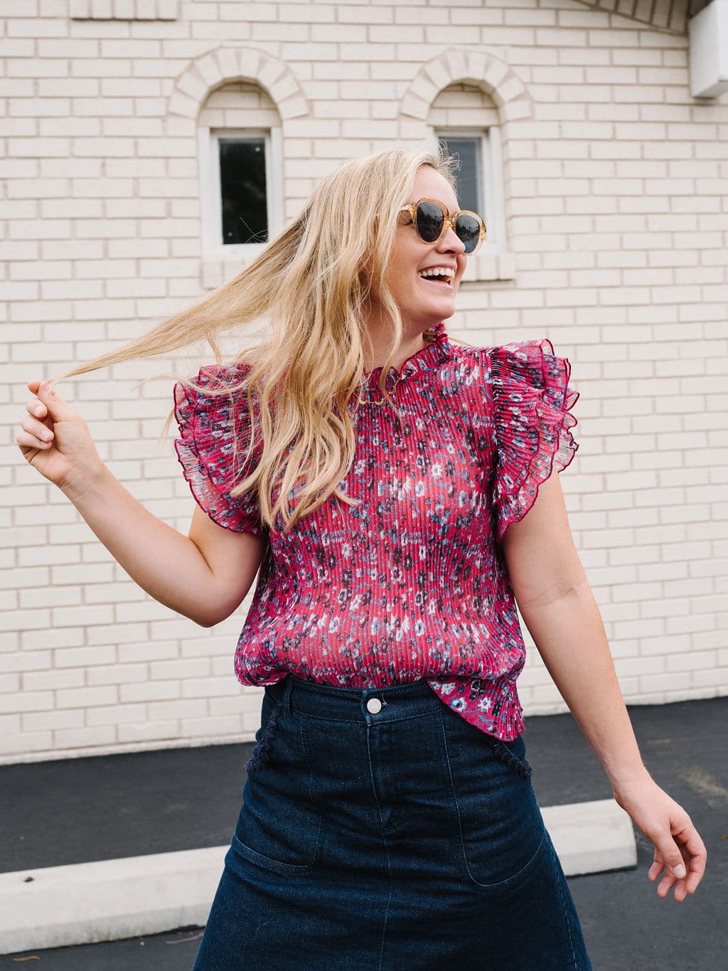 Denim Mini Skirt