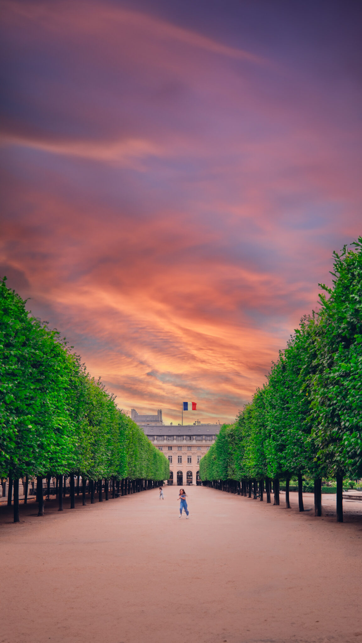 Palais Royal at Sunset in Paris